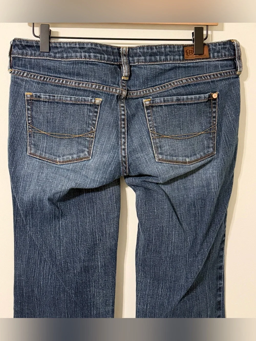 Tilt Huntington Flare Jeans Womens Size 7 Short Blue Stretch Low Rise Y2K